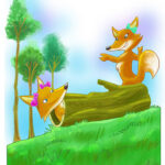 La zorra a la que se le llenó su vientre